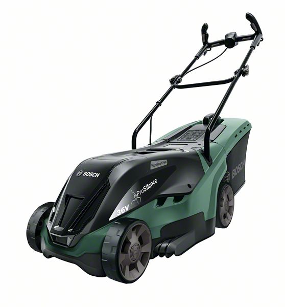 Akku-Rasenmäher UniversalRotak 36-560, 2 Akkus 36V /2,0 Ah, Ladegerät AL 3620 CV Bosch