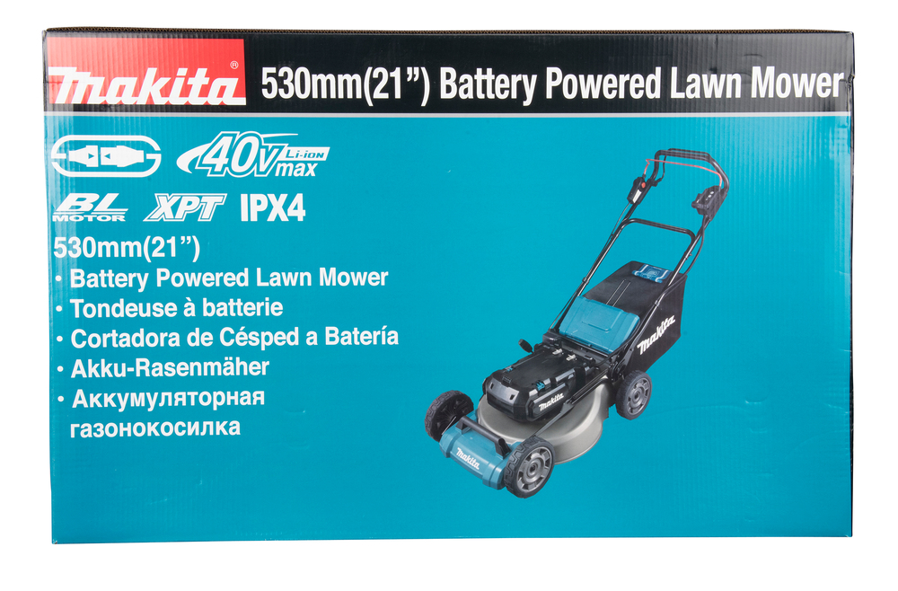 Akku-Rasenmäher 36V mit Verbindungsstecker und Radantrieb 53 cm, Makita LM001CZ