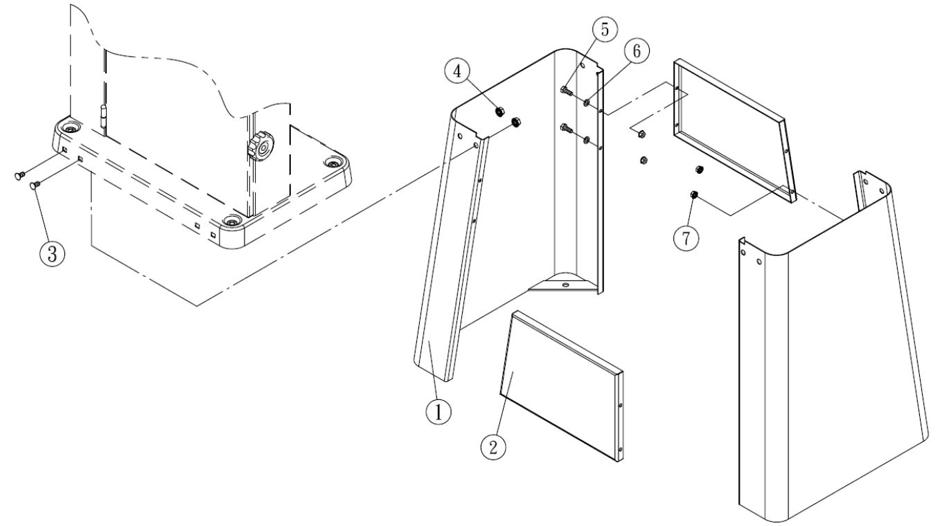 Holzbandsäge Proton HBS-356M, 0.55 kW, 230 V, Bandrad ø 356 mm