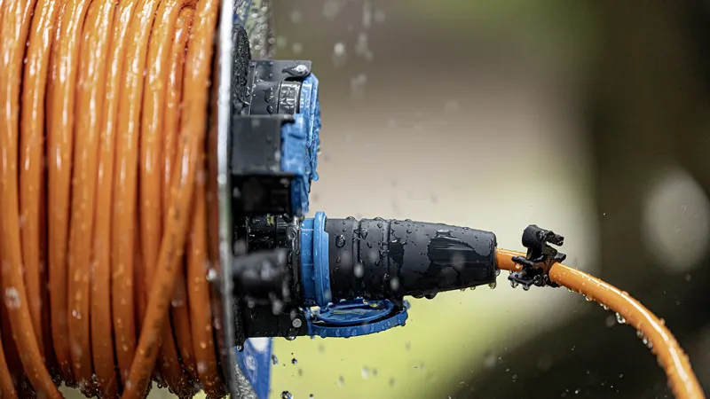 Metall Kabelrolle professional 50 m, 230 V